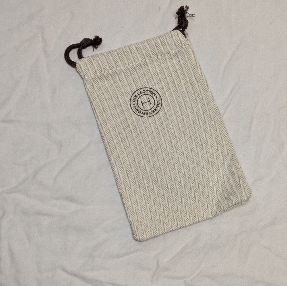 Authentic Hermes Tweed Dust Bag 7" x 4